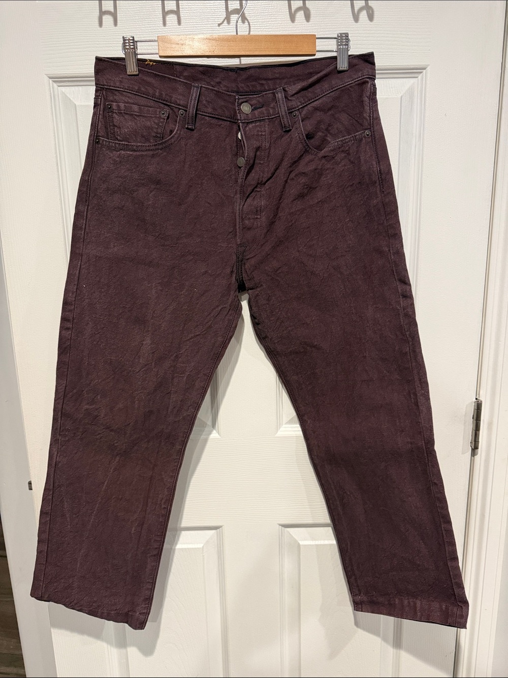 Men's Plum Levi's 501